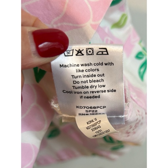 Draper James Light Pink Floral Mini Dress - Picture 6 of 6